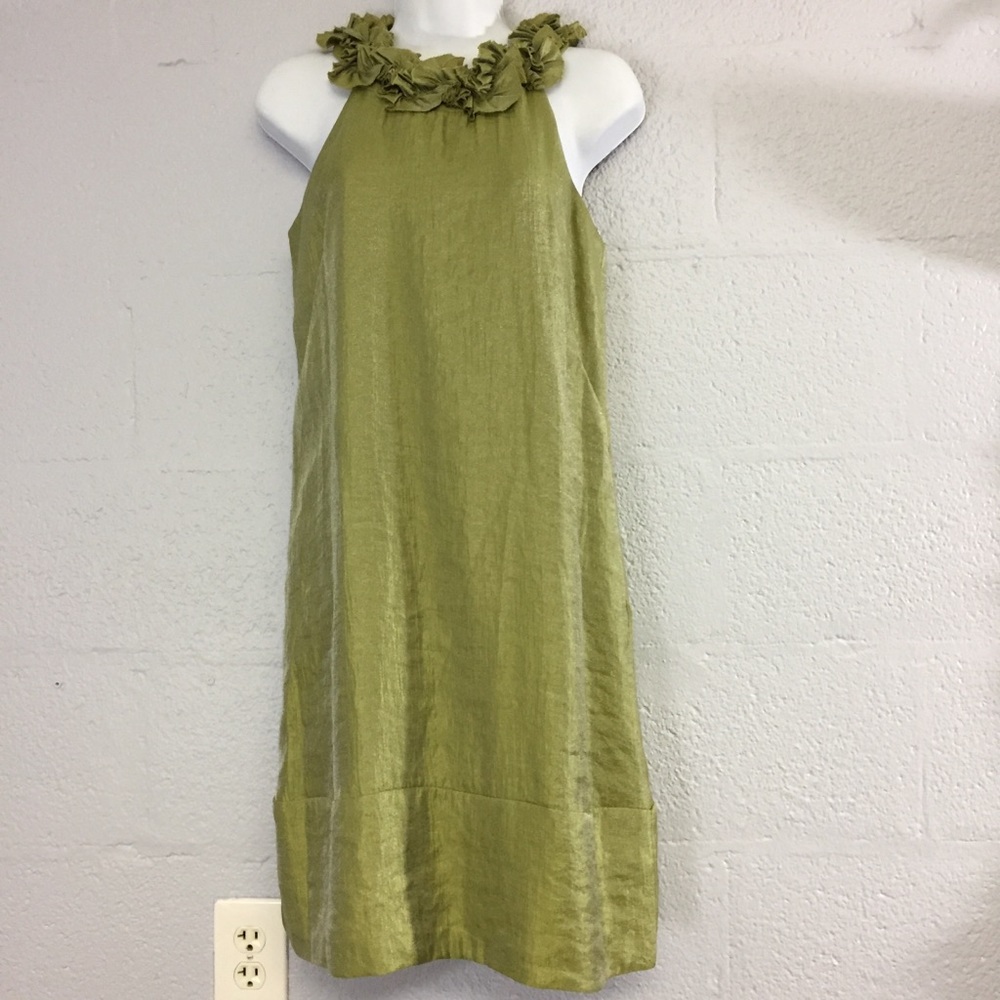 London Times Light Avocado Party Dress Sz 6